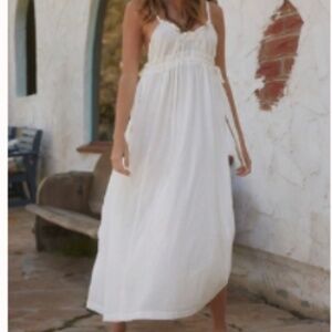 Free People White Maxi Dress